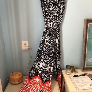 Strapless jumper flare